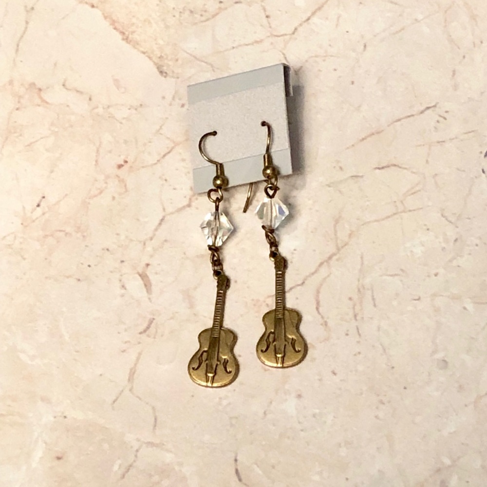 Guitar earrings - Picture 2 of 2
